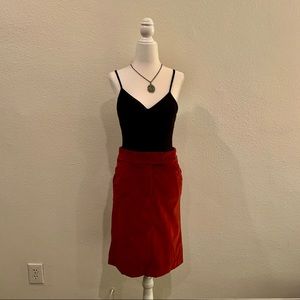 Doki Geki Velvet Straight Fit Skirt
